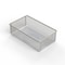 Anysizebasket Light Duty Basket: 10Lx6Wx3H, 304 SS, No Handles, Mesh: 4 x .032 FLB-100060030-N04S - alternate 1